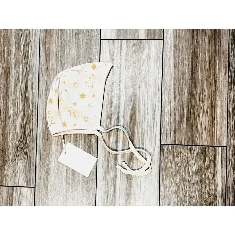 NWT! Wild Wawa Stars Bonnet, Size 12-18M
